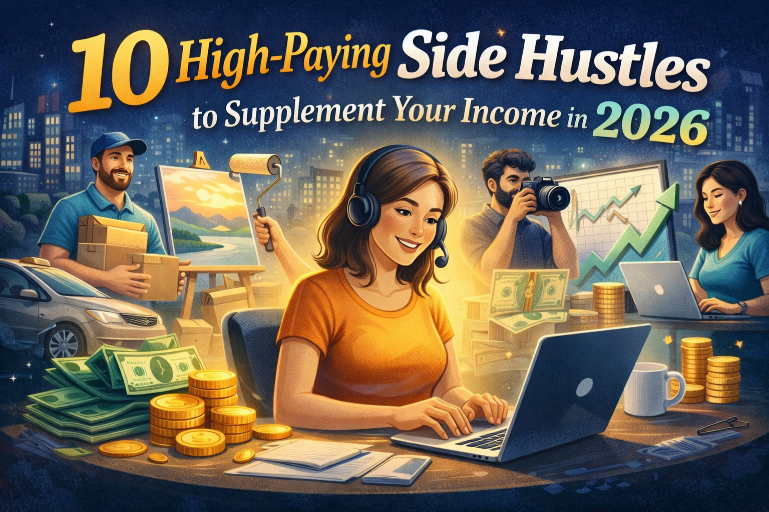 10 High-Paying Side Hustles to Supplement Your Income in 2026