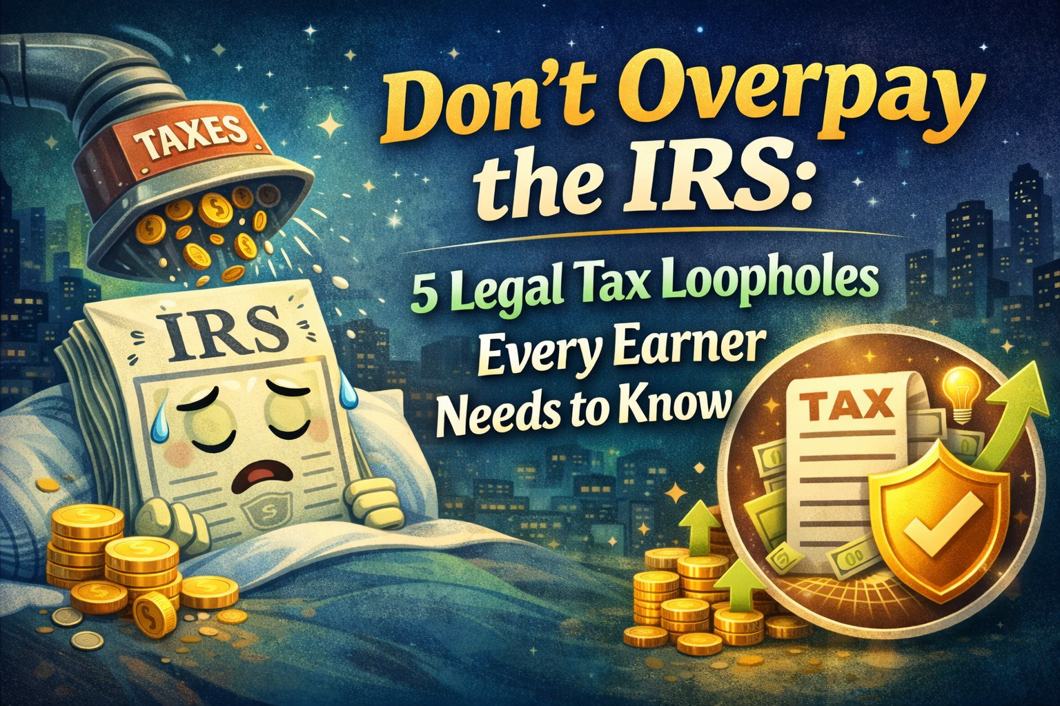 Don’t Overpay the IRS: 5 Legal Tax Loopholes Every Earned Needs to Know