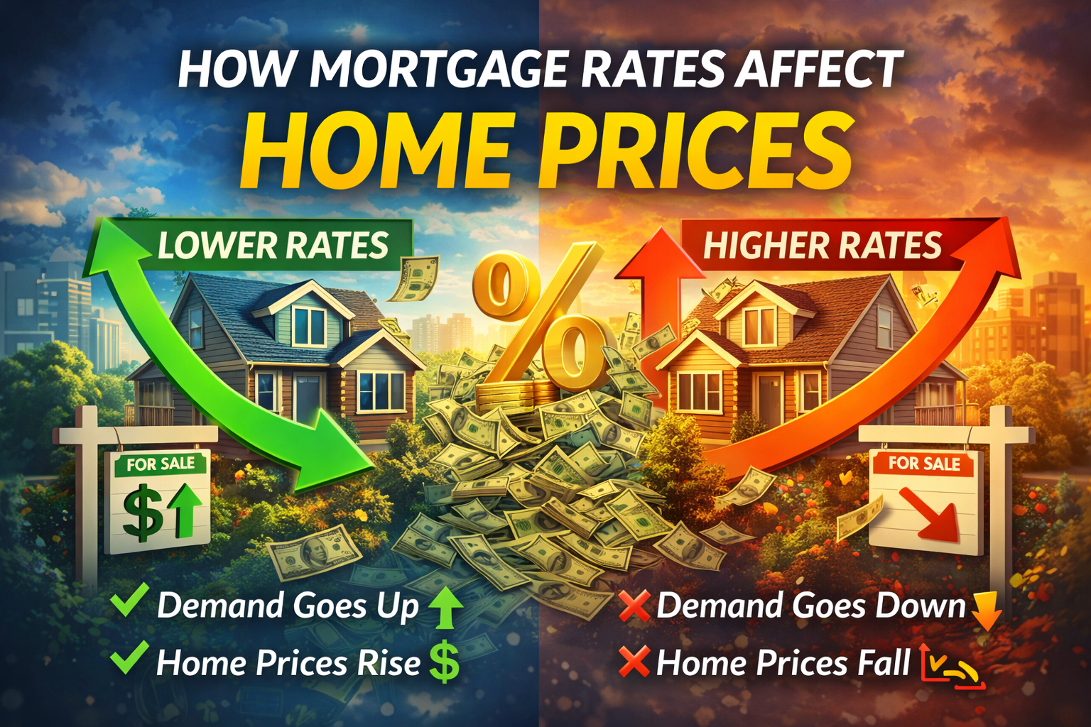 How Mortgage Rates Affect Home Prices: Understanding the Relationship Between Mortgage Rates and Home Prices