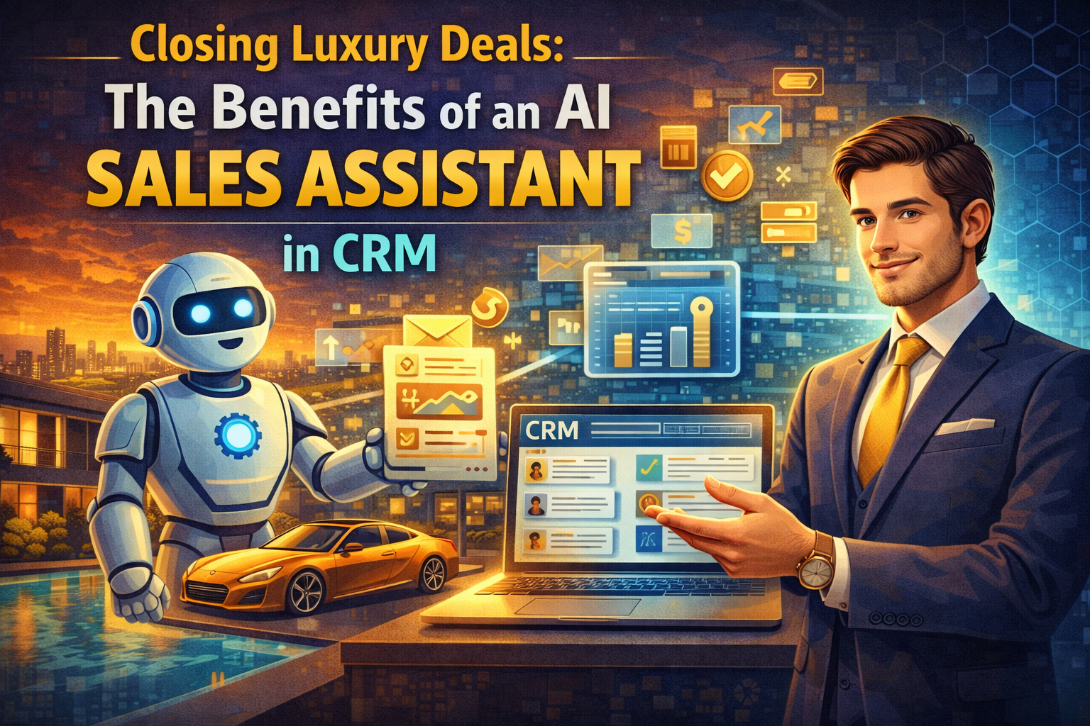 Closing Luxury Deals: The Benefits of an AI Sales Assistant in CRM